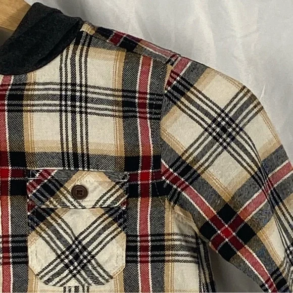 Art Class Toddler Boy Hooded Flannel Long Sleeve Button Up Shirt Size 2T - Picture 4 of 16